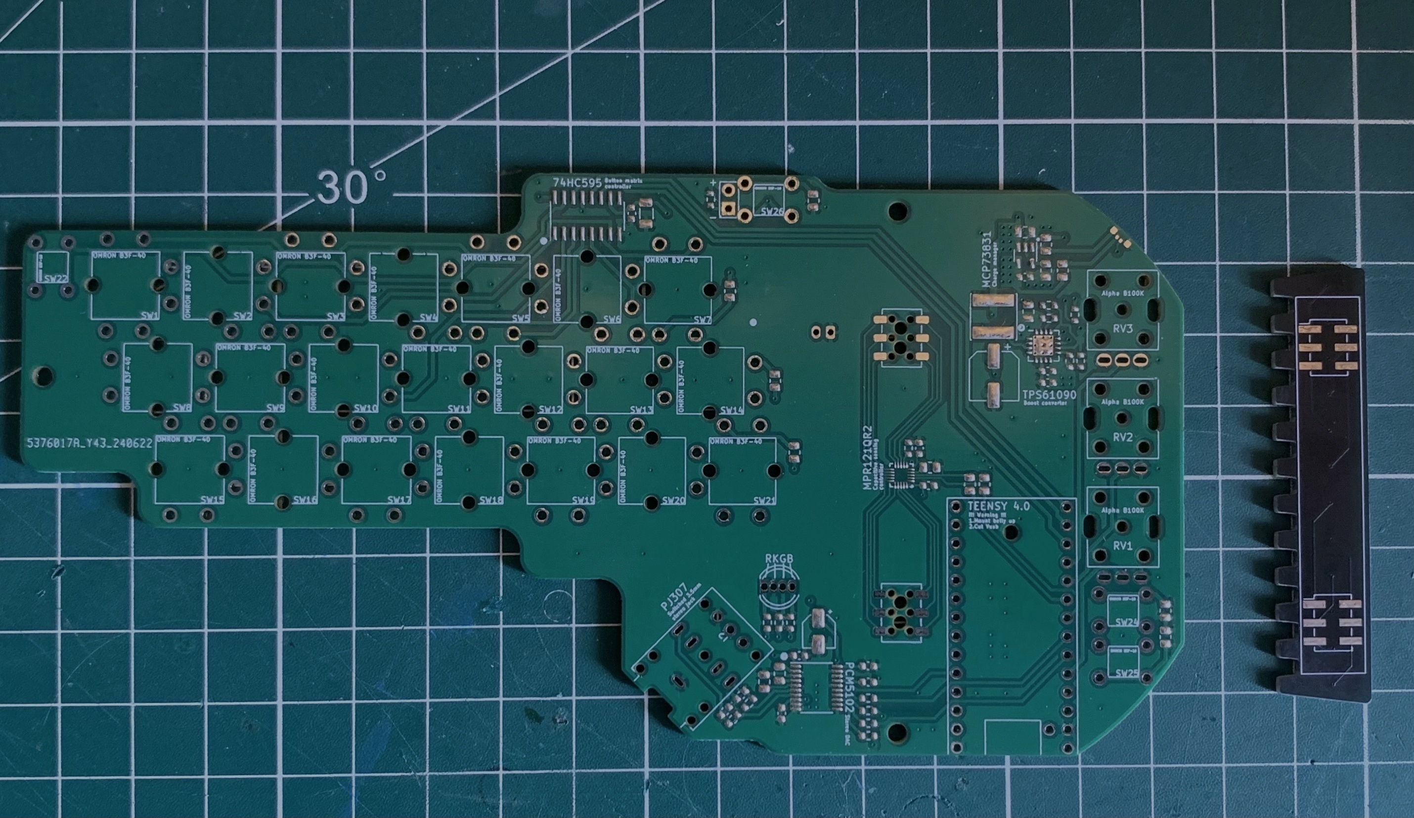 the two minichord PCB