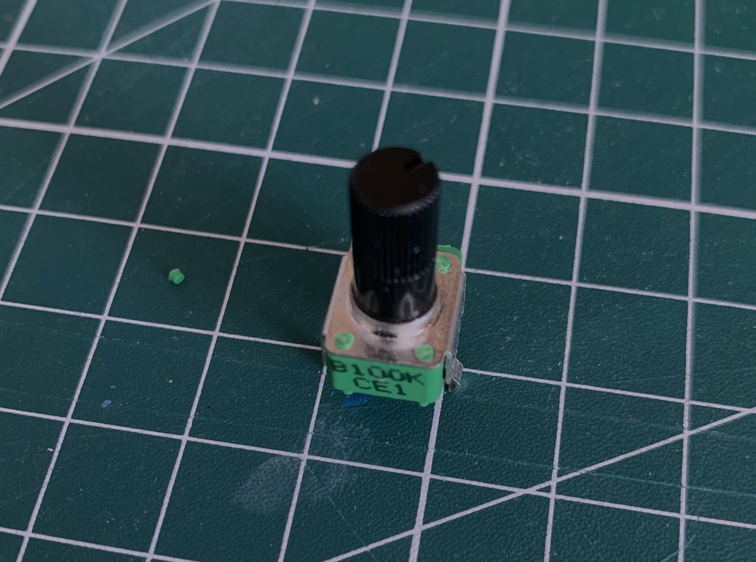 a potentiometer after the cut